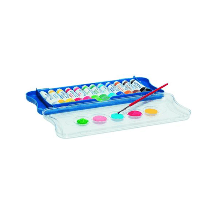Giotto - Tempera Extra Fine tubetti 12 Colori - 12 ml con pennello (F30410000) - 3