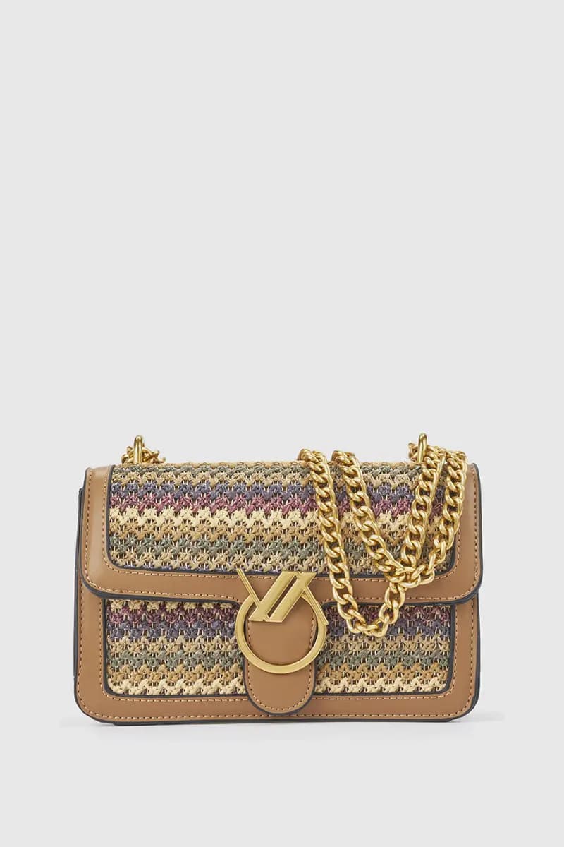 Borsa a Tracolla in Paglia | Verde Fashion - 5