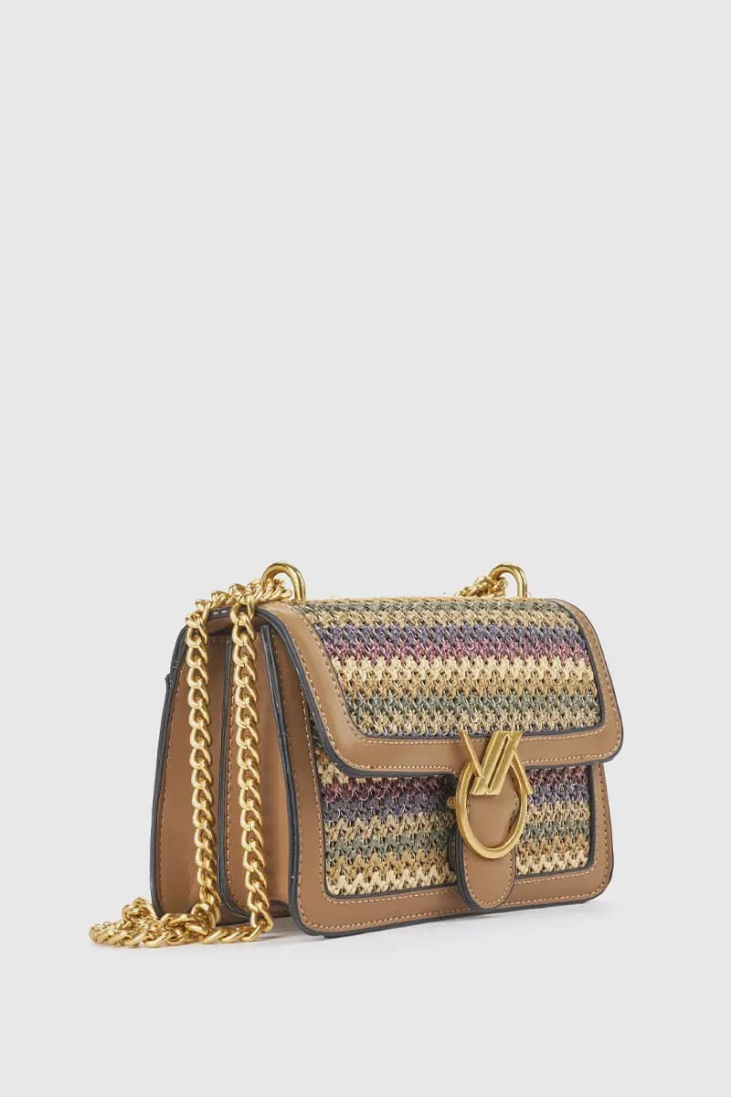 Borsa a Tracolla in Paglia | Verde Fashion - 2
