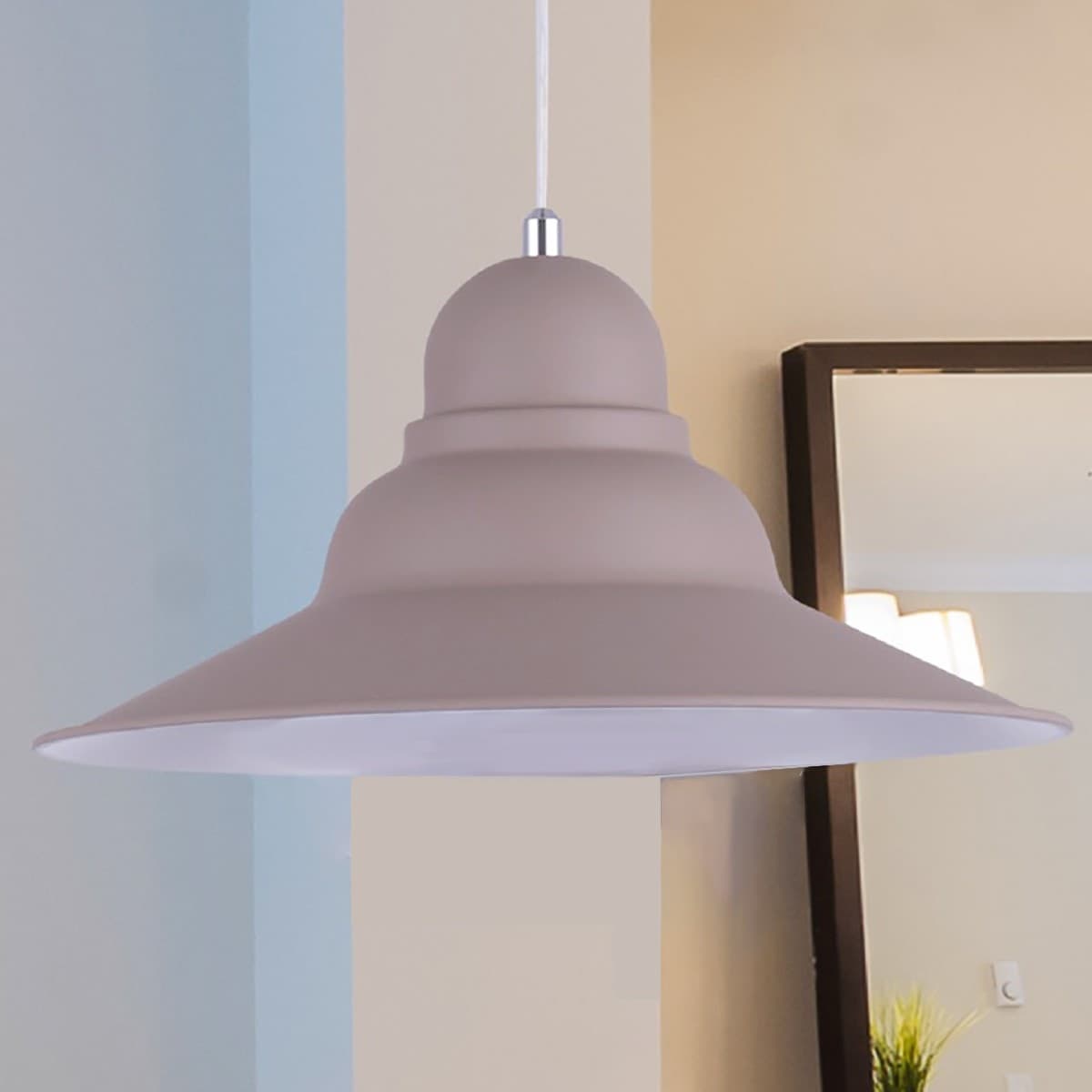 Piantana arco moderna LAM GD Service VIENNA 0165 1PP E27 LED acciaio alluminio lampada terra - 4