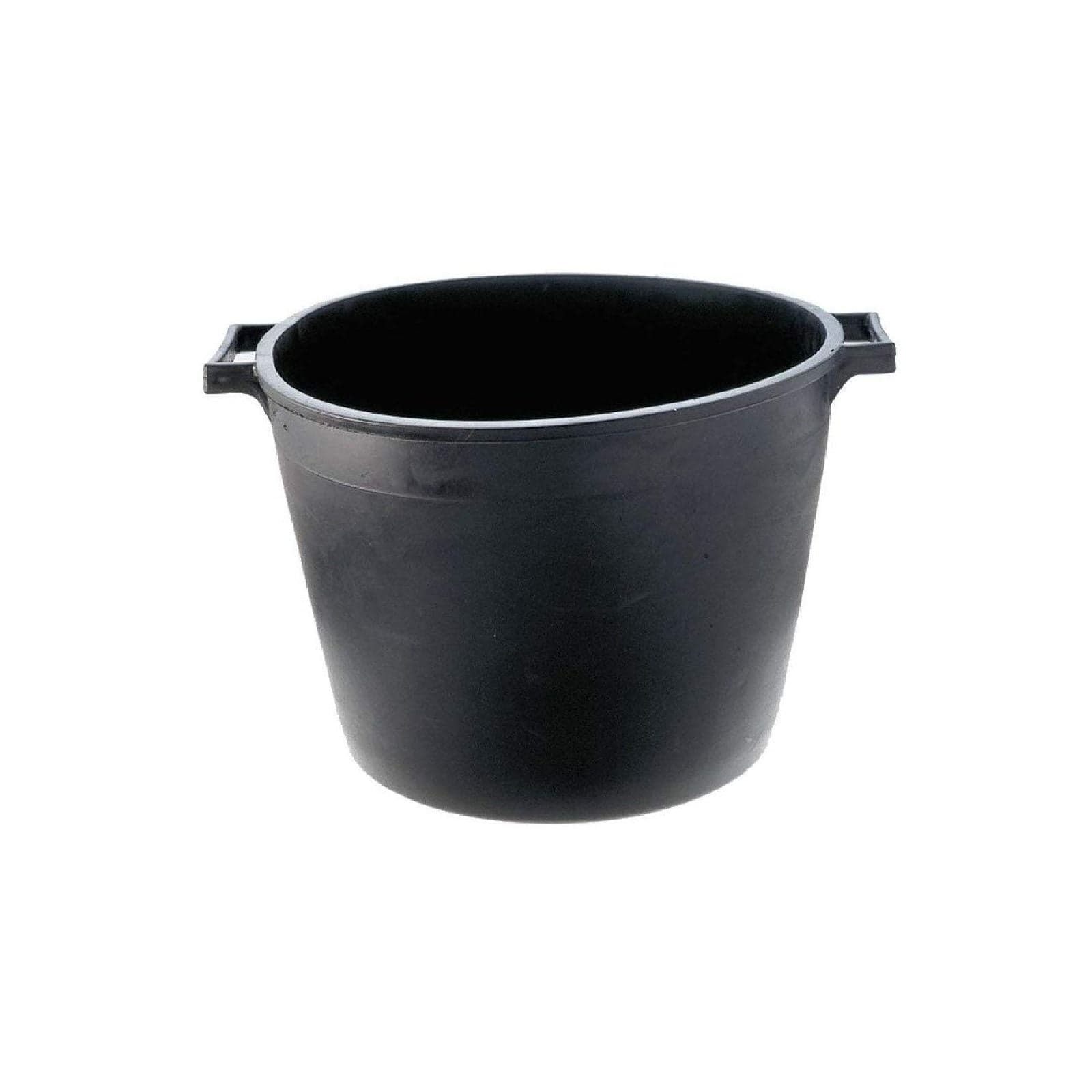 Mastellotto tondo in materiale plastico nero con manici - 3