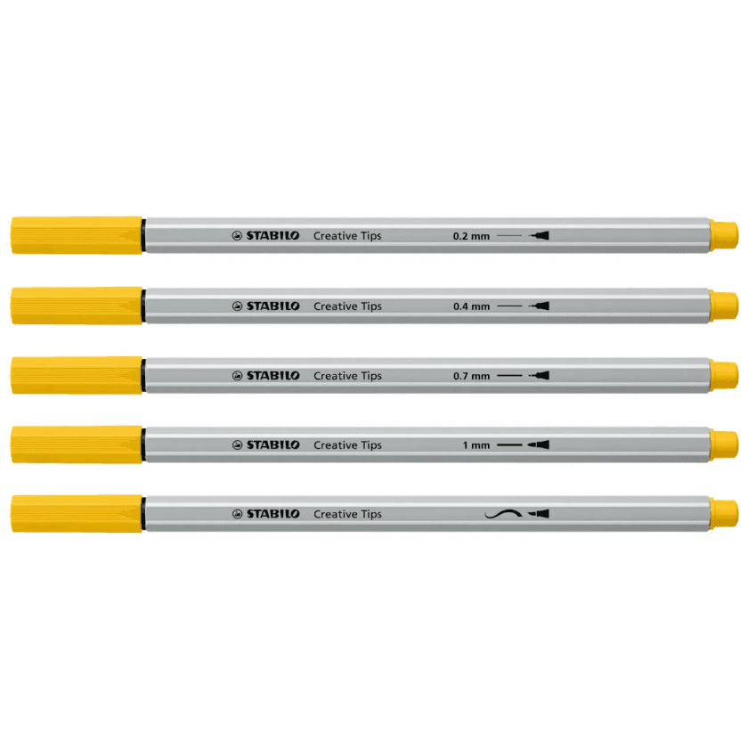 Stabilo - Set Creative Tips Scatola in metallo Arty da 50 prodotti (89/50-6-20) - 3