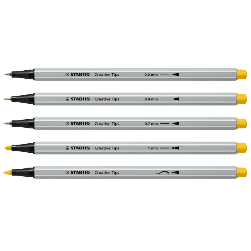 Stabilo - Set Creative Tips Scatola in metallo Arty da 50 prodotti (89/50-6-20) - 4