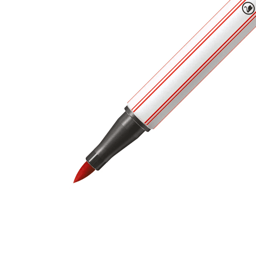 Stabilo - Pennarello singolo con punta morbida a pennello Pen 68 brush - carminio (568/48) - 2