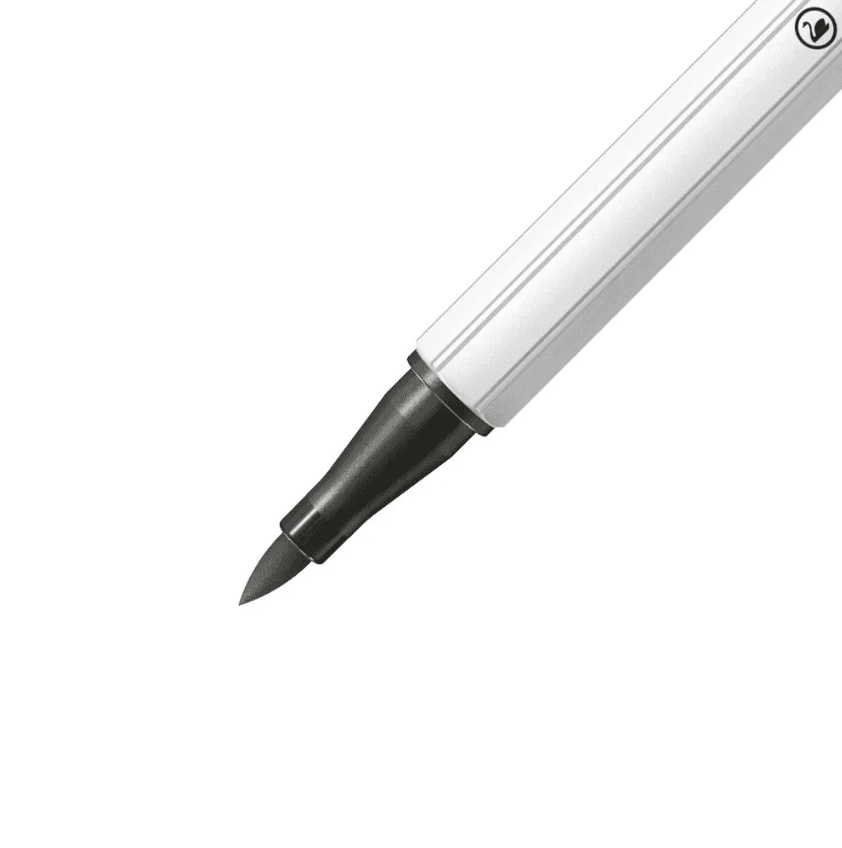 Stabilo - Pennarello singolo con punta morbida a pennello Pen 68 brush -  grigio freddo medio (568/95) - 2