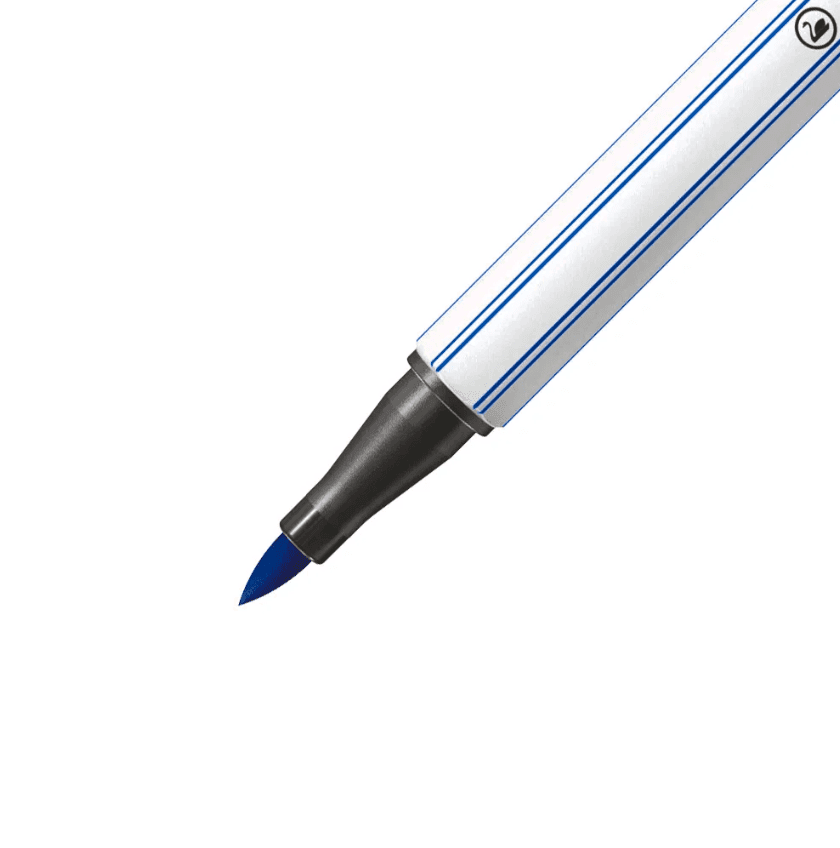 Stabilo - Pennarello singolo con punta morbida a pennello Pen 68 brush - blu oltremare (568/32) - 2