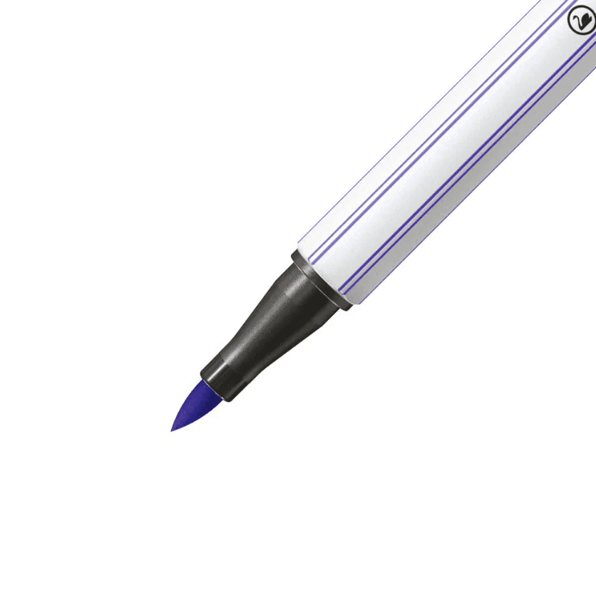 Stabilo - Pennarello singolo con punta morbida a pennello Pen 68 brush - viola (568/55) - 2