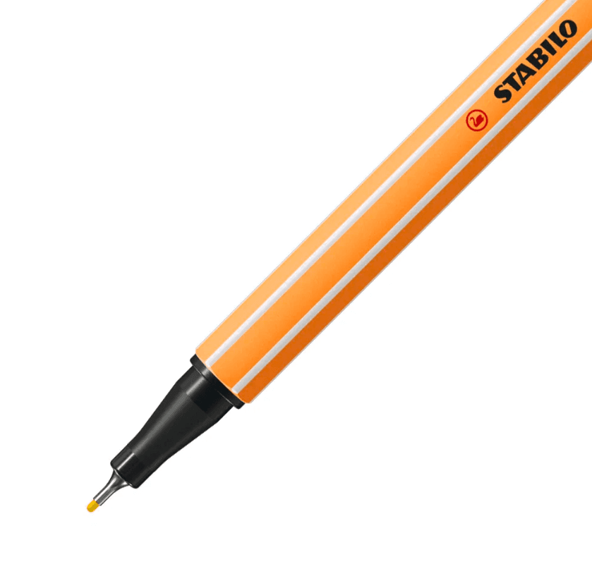 Stabilo - Penna Fineliner point 88 – giallo limone (88/24) - 2
