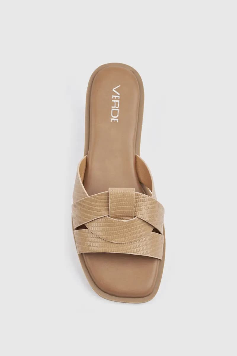 Ciabatte donna in ecopelle intrecciate | VERDE FASHION - 7