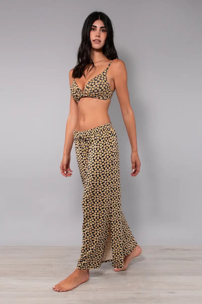 Pantalone fantasia Tropical Dots | VERDISSIMA Mare - 3