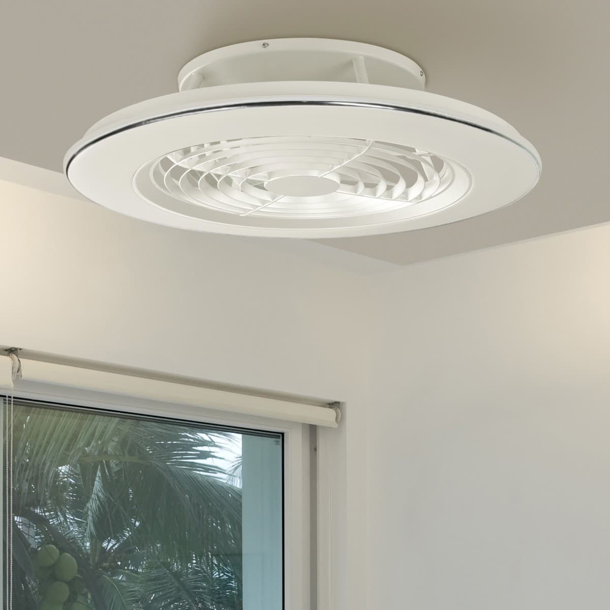 Ventilatore moderno Mantra ALISIO 70W LED 4200LM led bianco dinamico lampada soffitto interno IP20 - 3