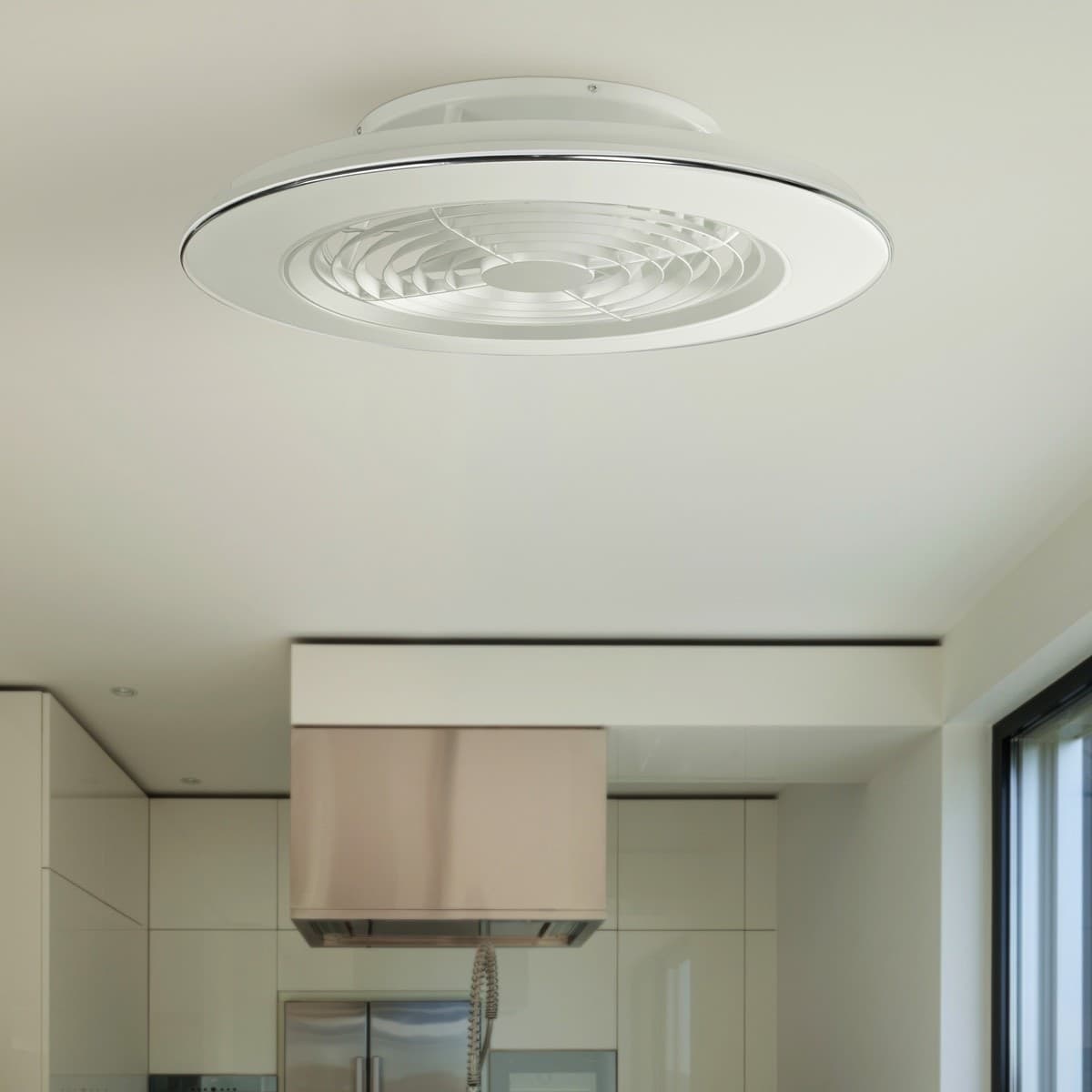 Ventilatore moderno Mantra ALISIO 70W LED 4200LM led bianco dinamico lampada soffitto interno IP20 - 4