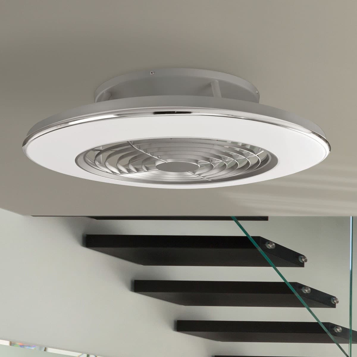 Ventilatore moderno Mantra ALISIO 70W LED 4200LM led bianco dinamico lampada soffitto interno IP20 - 9