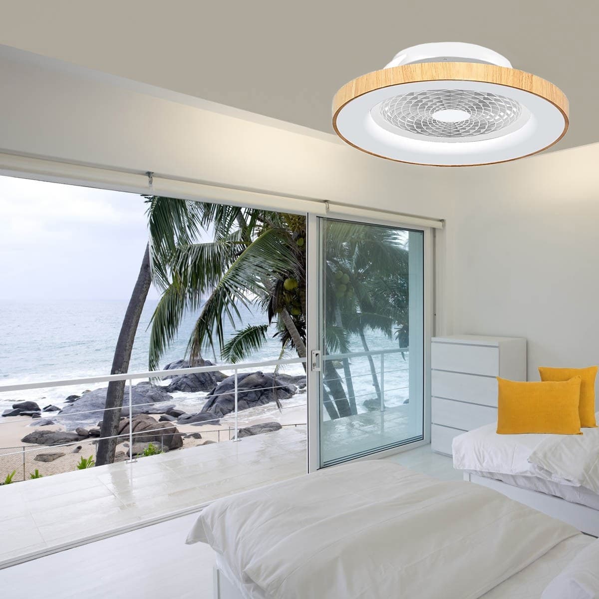 Ventilatore classico Mantra TIBET 7126 70W LED 3000LM led bianco dinamico lampada soffitto interno IP20 - 2