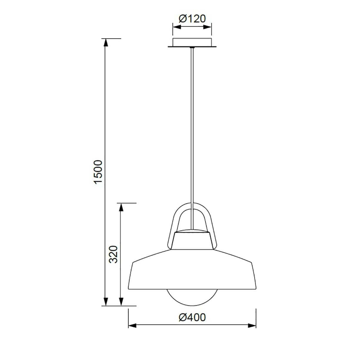 Sospensione esterno Mantra KINKE' 6212 E27 LED IP44 alluminio polietilene lampadario giardino - 3