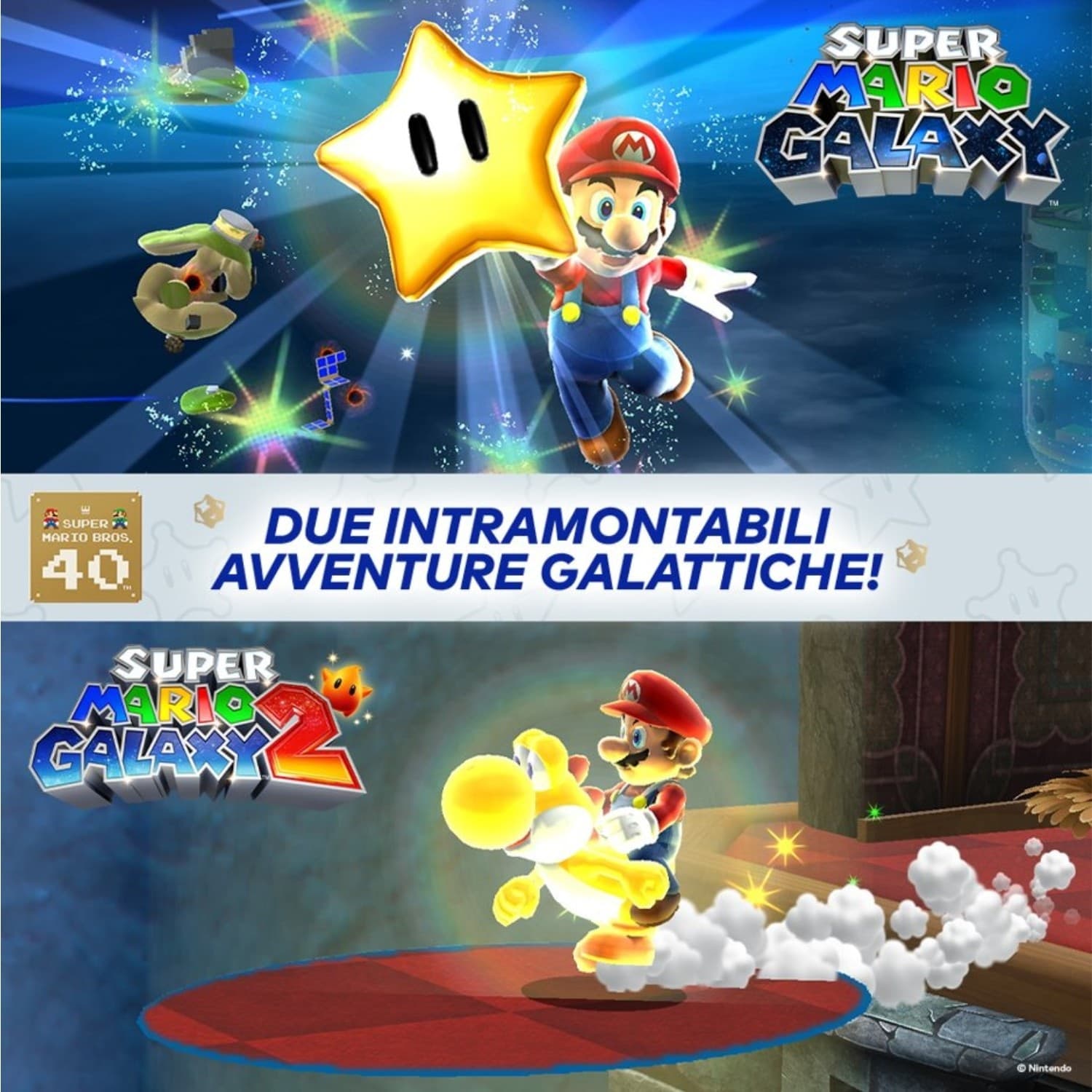 Switch Super Mario Galaxy 1+2 - 3