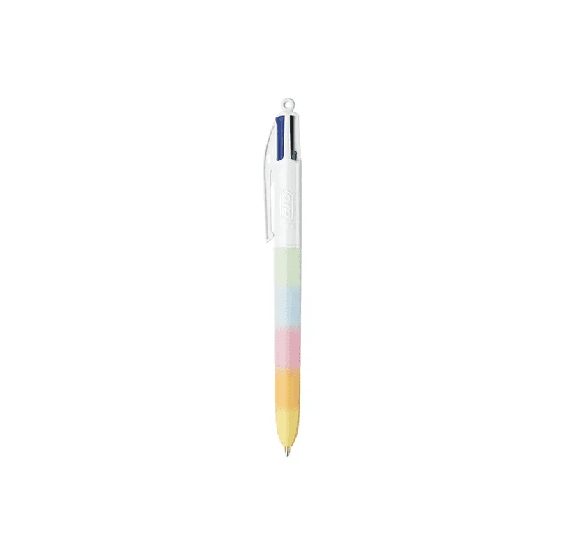 Bic - Penna 4 colori sweet fashion fusto pastello e arcobaleno - 3