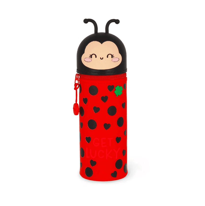 Legami -Astuccio 2-in-1 in Silicone Ladybug "Get Lucky" (VKA0024) - 2
