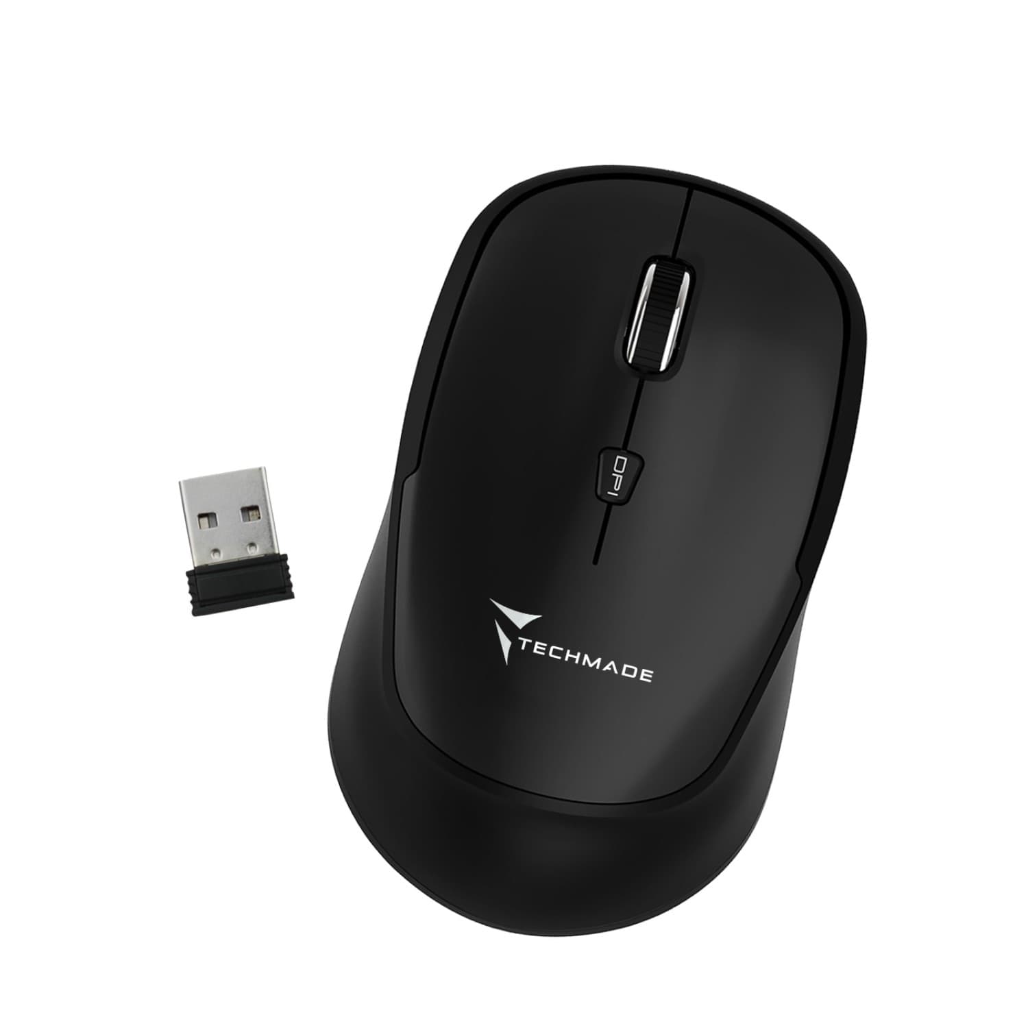 Techmade Mouse Wireless TM-XJ35 Black - 2