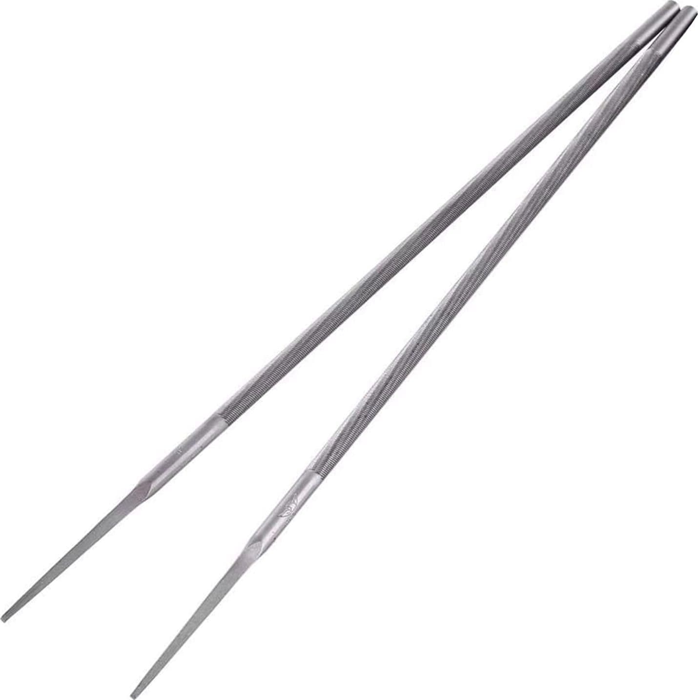 Lima per motosega tonda in acciaio affilato a taglio liscio lunga 250 mm set da 2 pezzi - 4