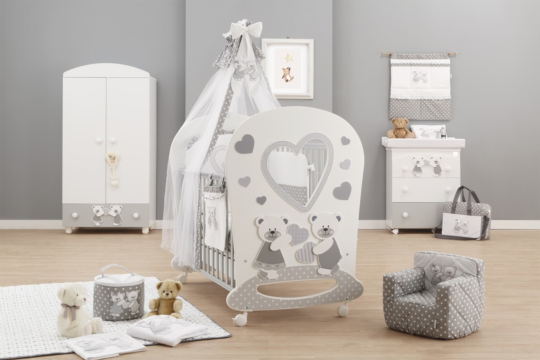 Comò Italbaby Dolci Coccole – Grigio