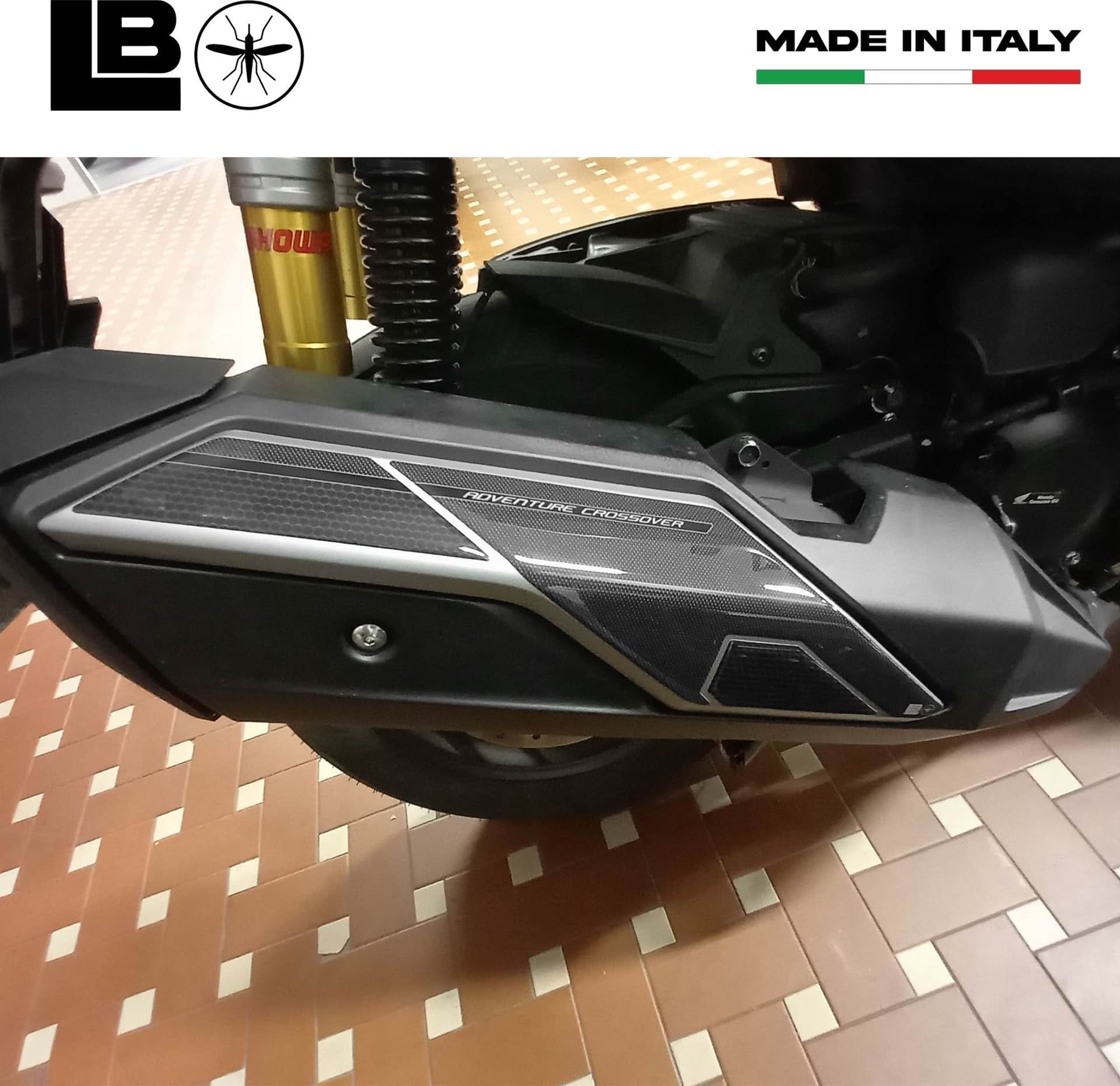 Adesivo resinato Protezione Marmitta scooter compatibile con Honda ADV350 2025 - 3