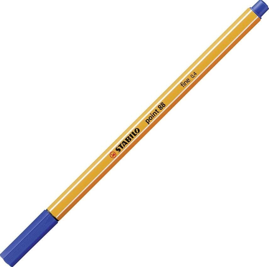 Stabilo - Penna Fineliner point 88 – colori rosso, nero e blu - 1