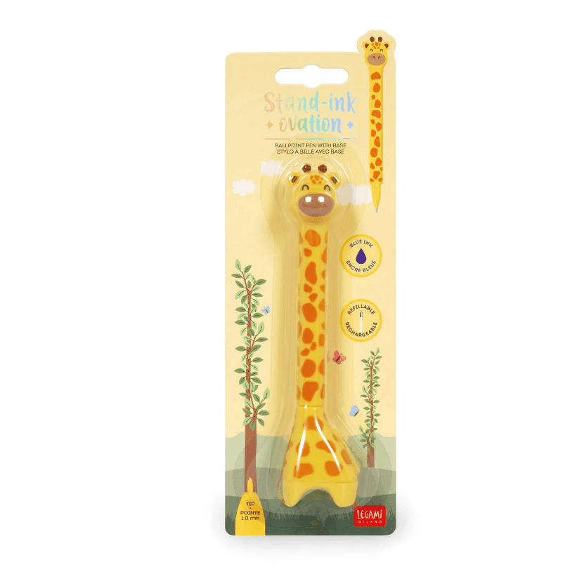 Legami - Penna a Sfera Giraffe con Base - Stand-Ink Ovation (VSTG0003) - 3