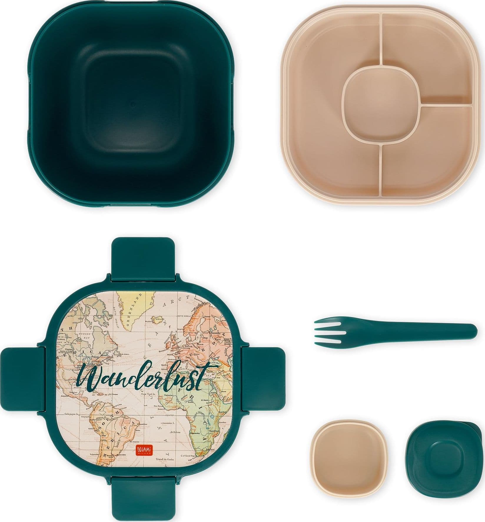 Legami - Contenitore Porta Pranzo 1700 ml - Travel - Lunch Box (LBS0001) - 4