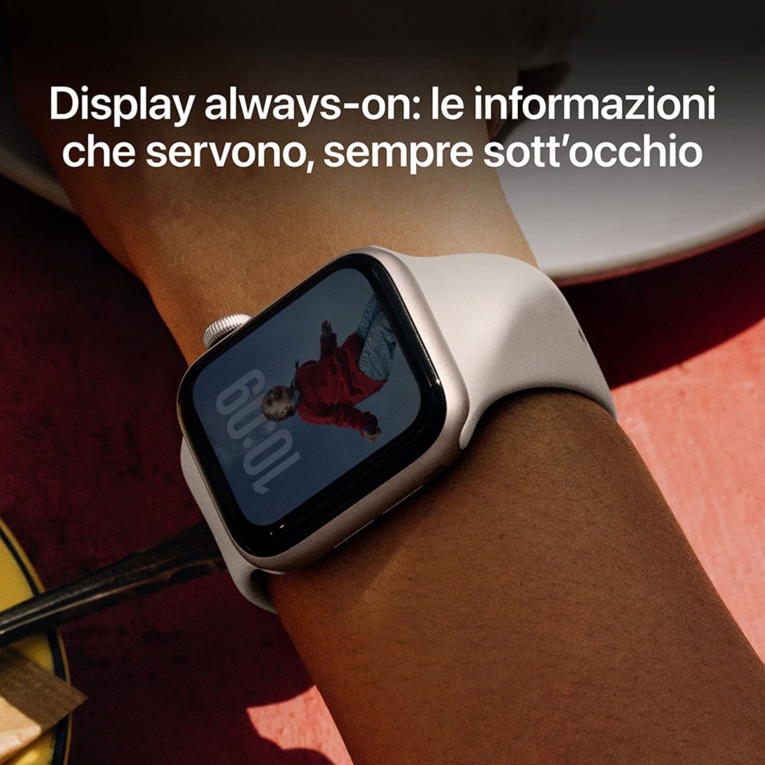 Apple Watch SE 3 44mm AC/Starlight SB/Starlight M/L ITA MEHJ4QL/A - 3