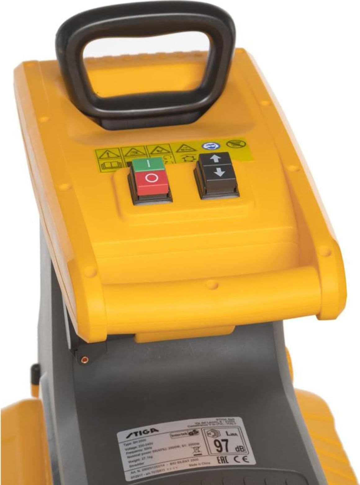 Biotrituratore elettrico a rulli "Bio Silent 2500 w" per polloni, residui vegetali e rami fino a 40mm - 6