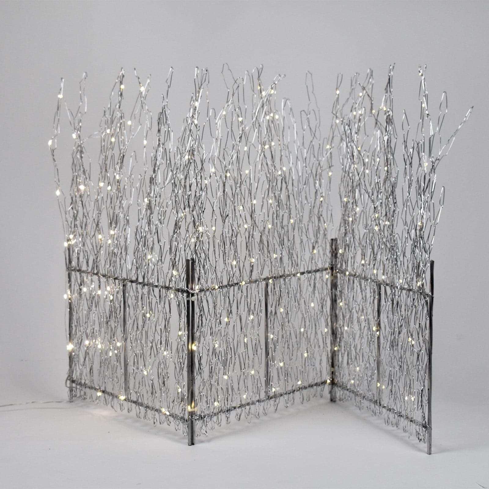 Staccionata luminosa copri base per Albero di Natale con 150 nanoled 120 cm - 2