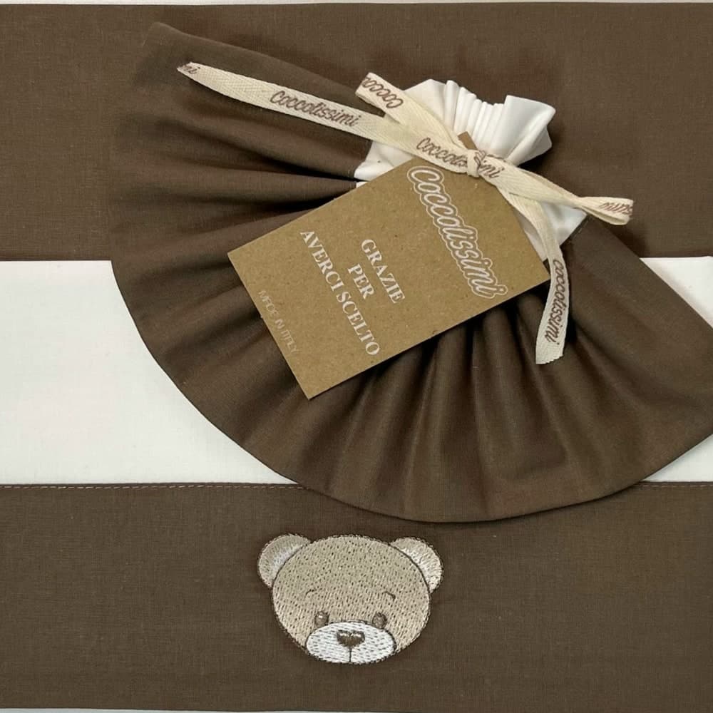 Completo 3 Pezzi Lenzuola Lettino Coccolissimi Teddy - 2