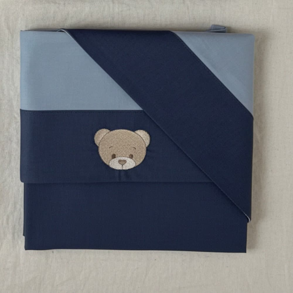 Completo 3 pz Coccolissimi Teddy In Cotone per Carrozzina – Avio