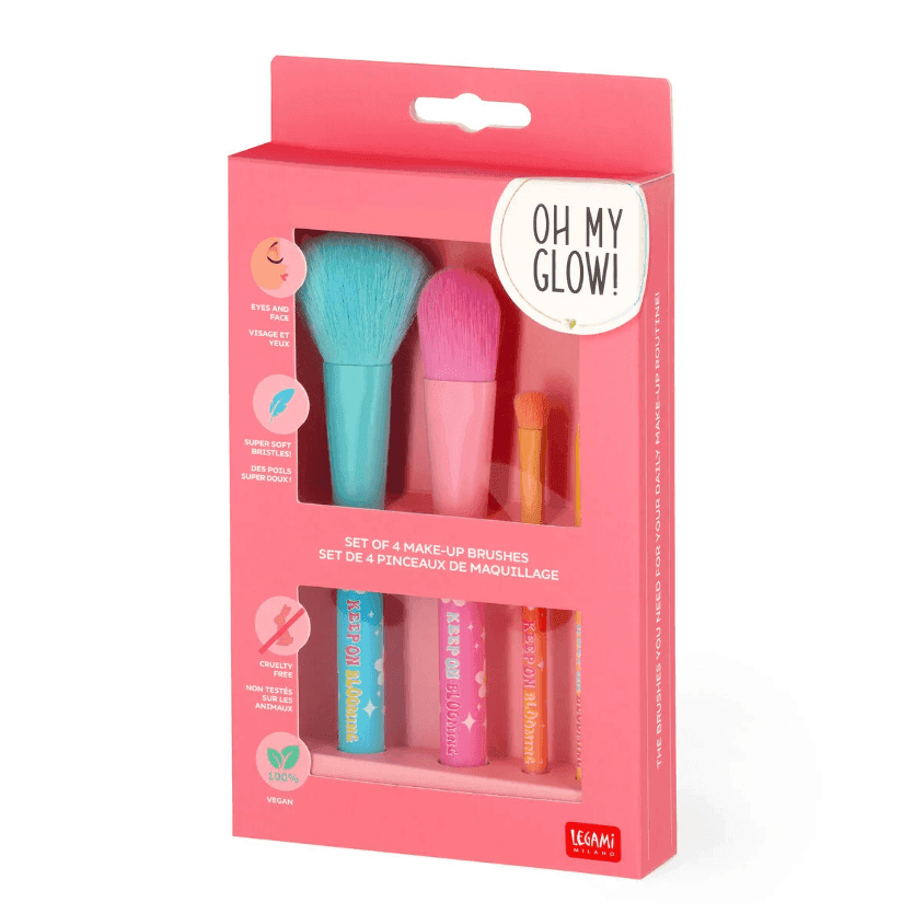 Legami - Set di 4 Pennelli per il Trucco Daisy - Oh My Glow! (VMUBS0004) - 3