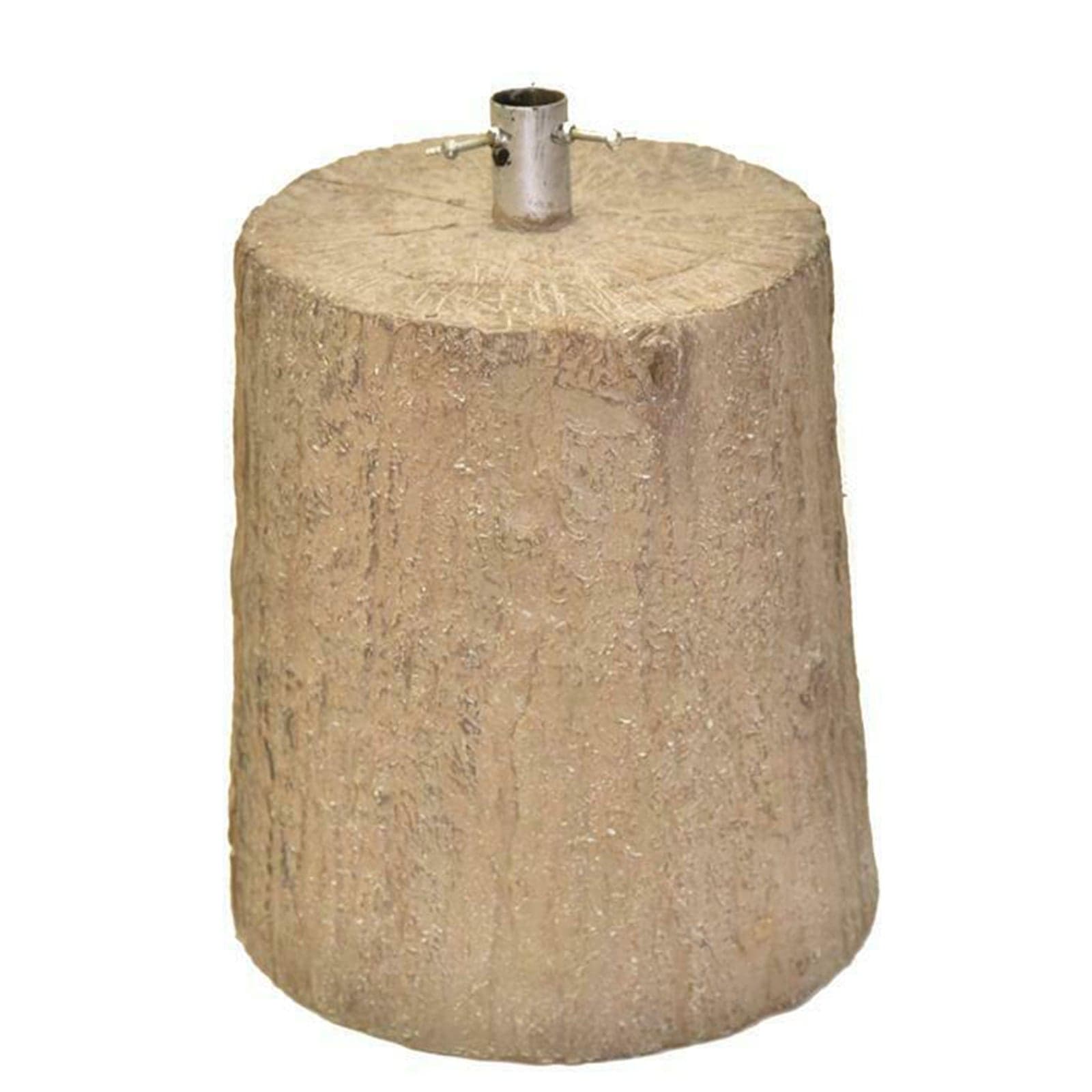 Base effetto tronco per albero di Natale con supporto in metallo - 6
