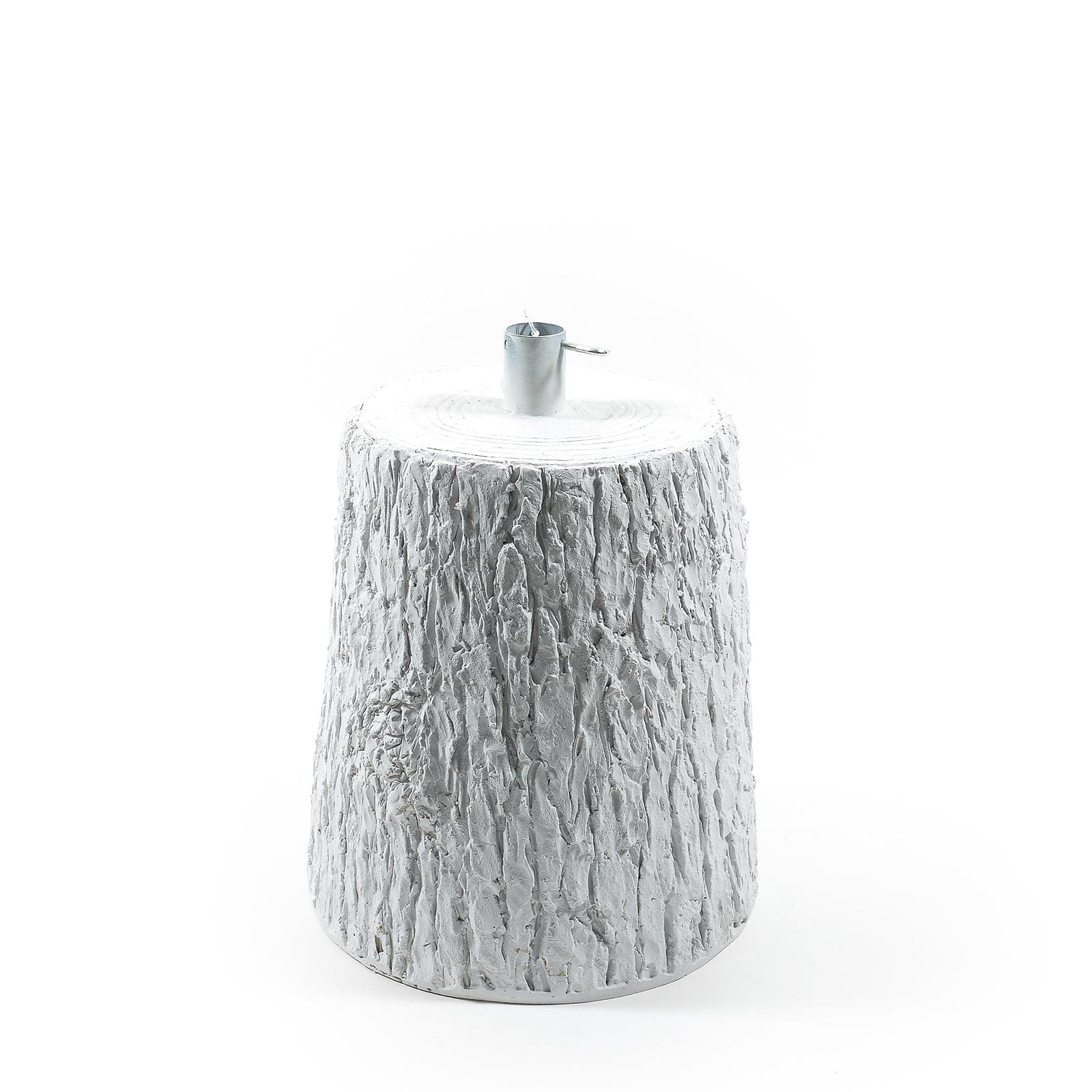 Base effetto tronco per albero di Natale con supporto in metallo da 36 cm - 4