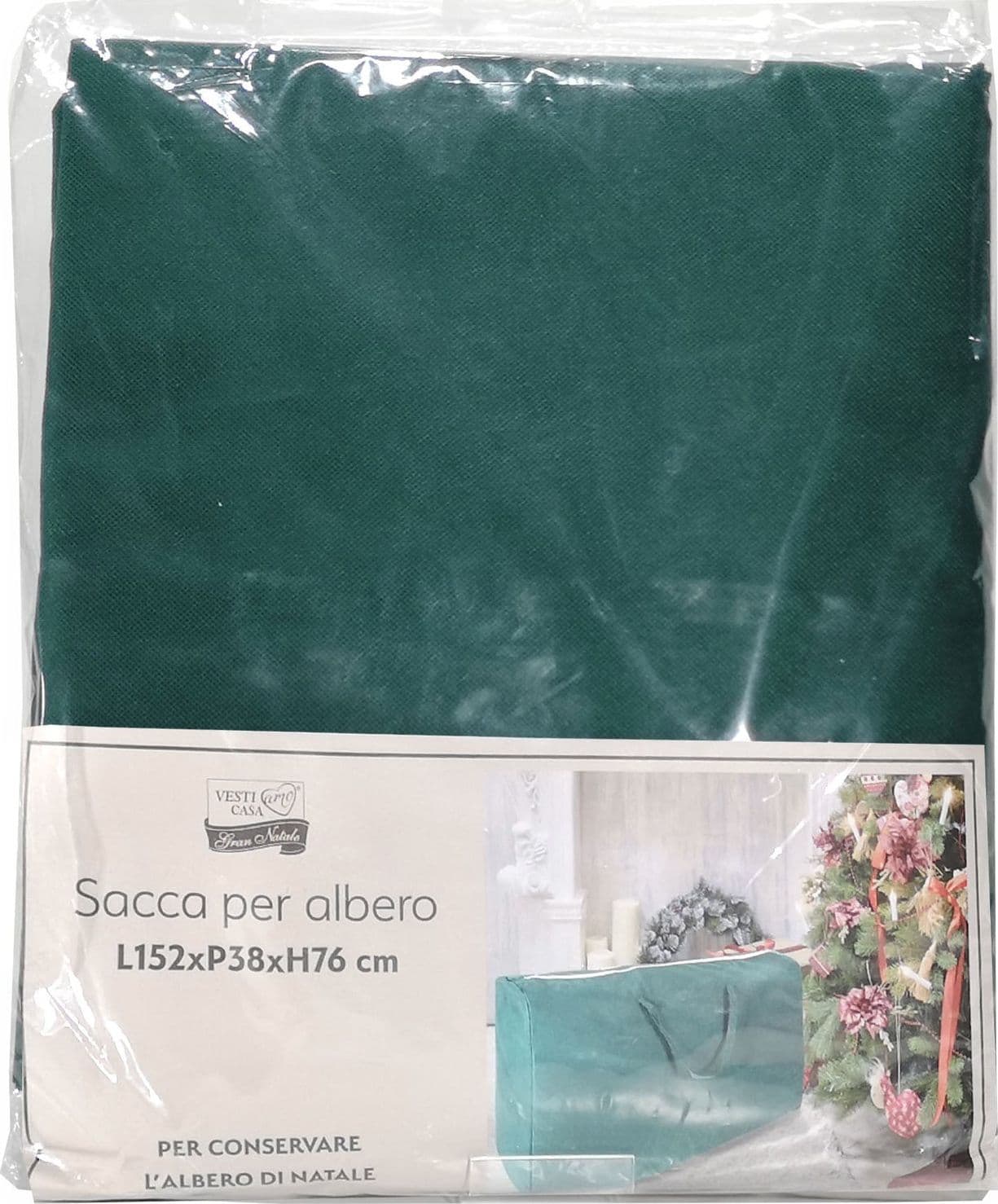 Custodia per albero di Natale sacca rettangolare con manici per stoccaggio invernale - 6