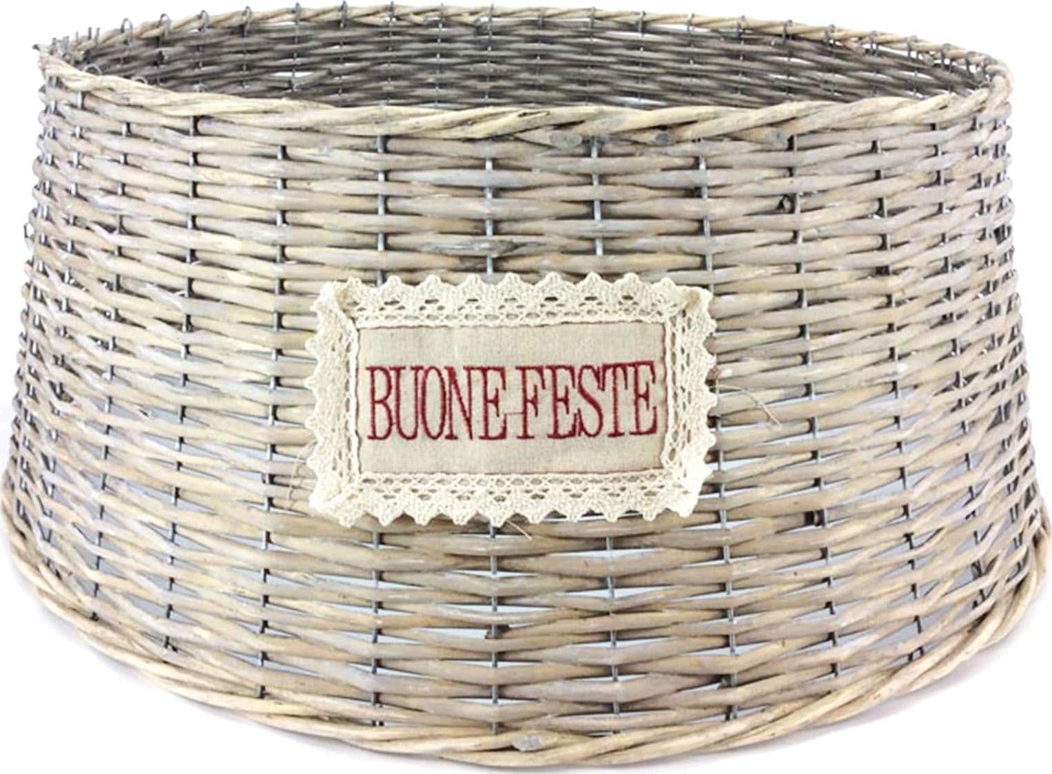 Cesta copri base per Albero di Natale sottoalbero in vimini Ø 65 cm - 6