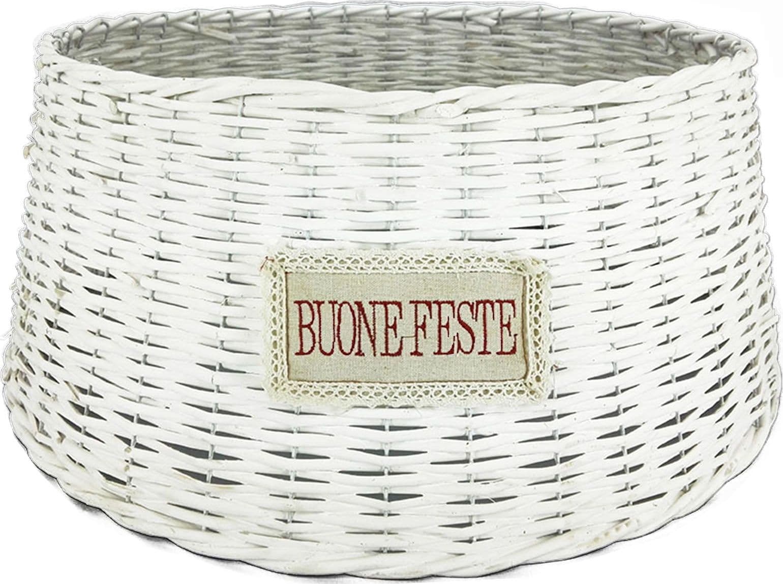 Cesta copri base per Albero di Natale sottoalbero in vimini Ø 65 cm - 2