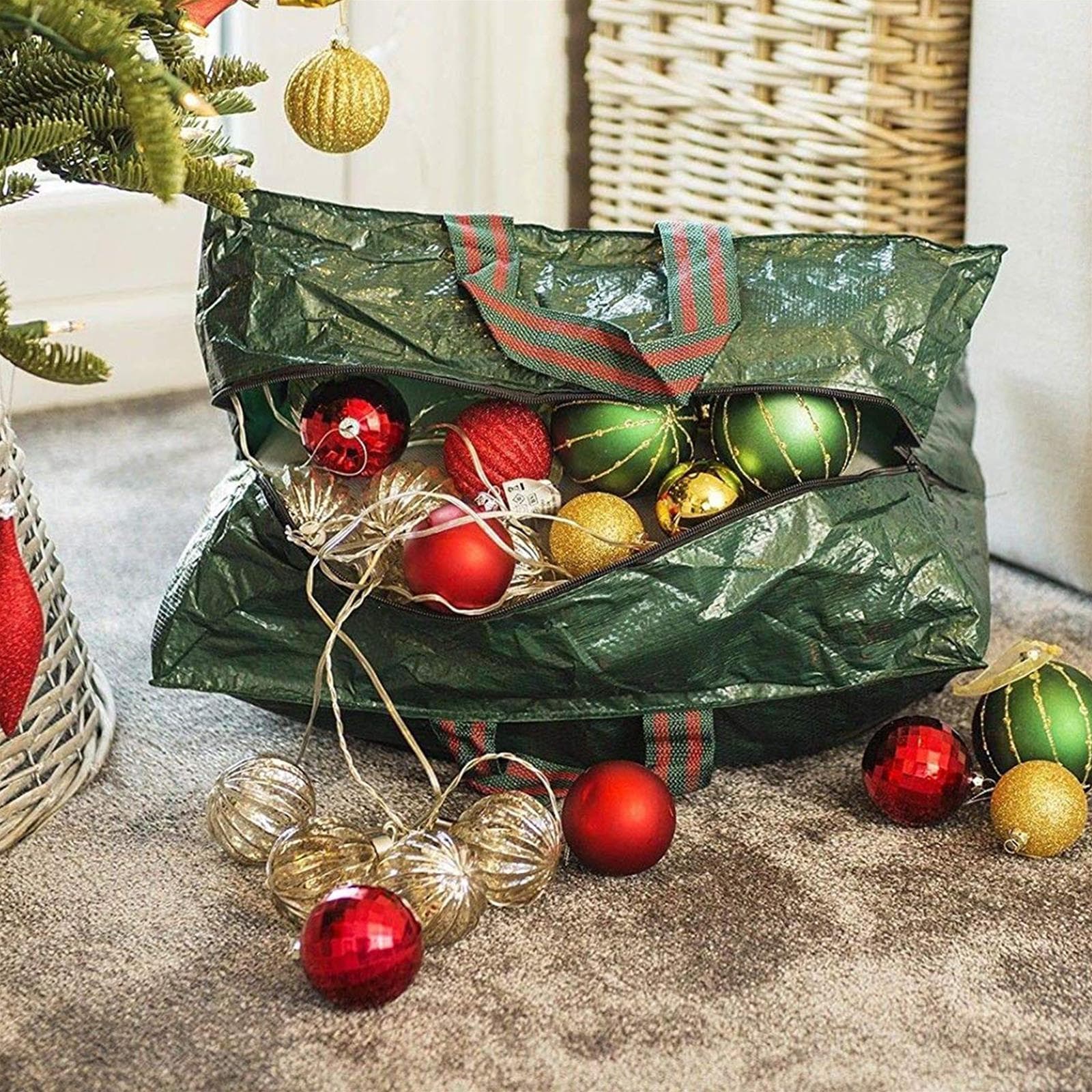 Custodia per albero di natale borsa con manici per stoccaggio invernale - 2