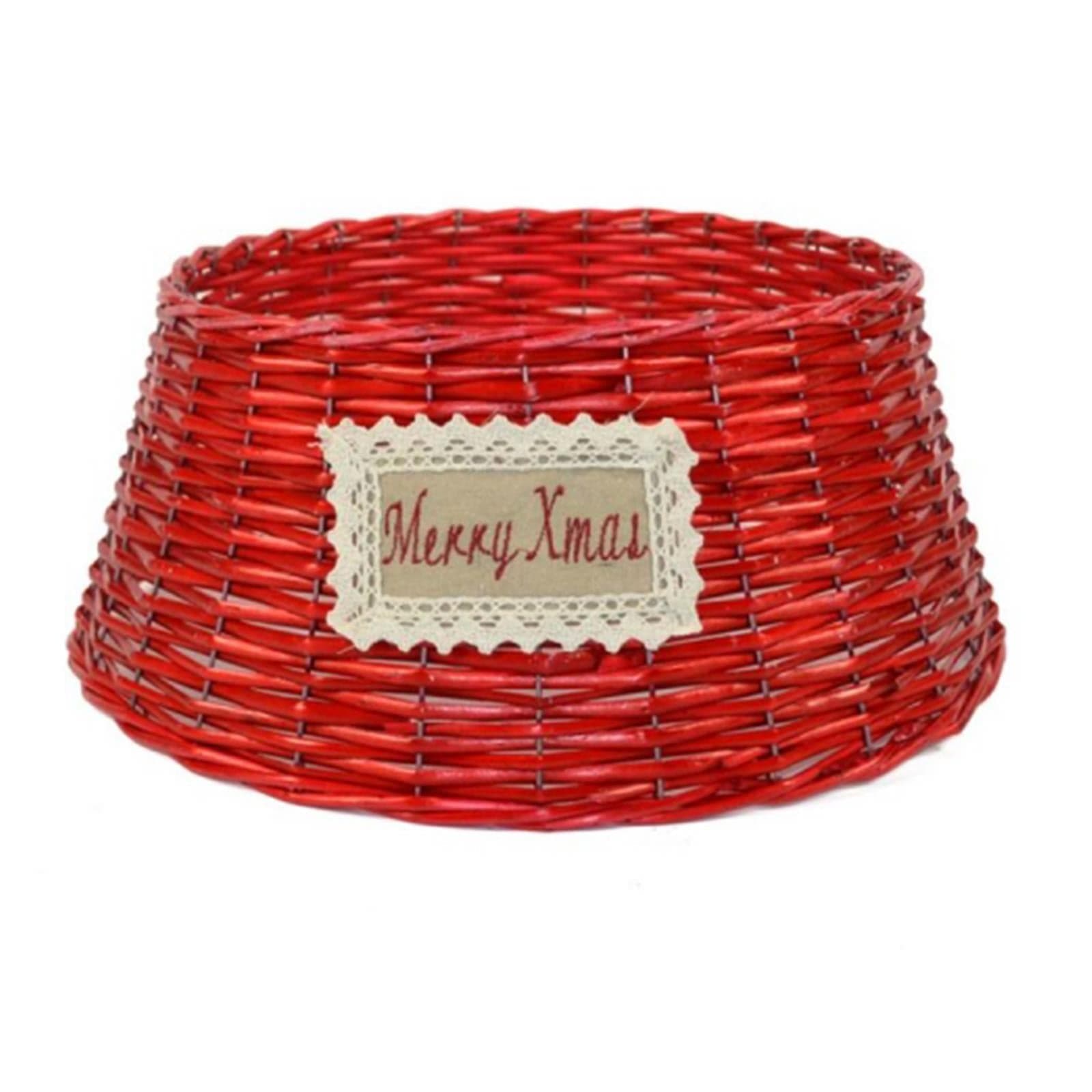 Cesta copri base per Albero di Natale sottoalbero in vimini Ø 54 cm - 1