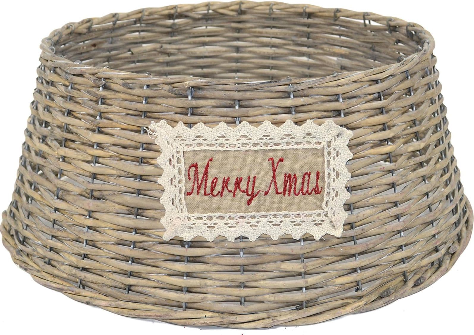 Cesta copri base per Albero di Natale sottoalbero in vimini Ø 54 cm - 2