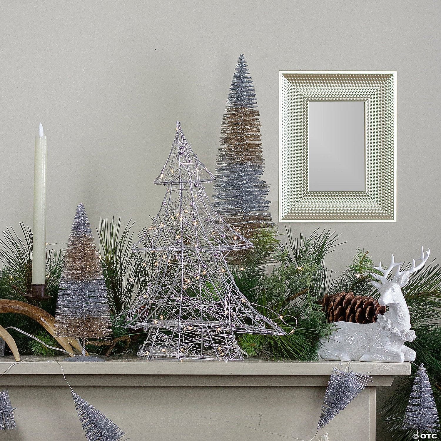 Alberello luminoso a Led luce calda decorazione per interno - 3