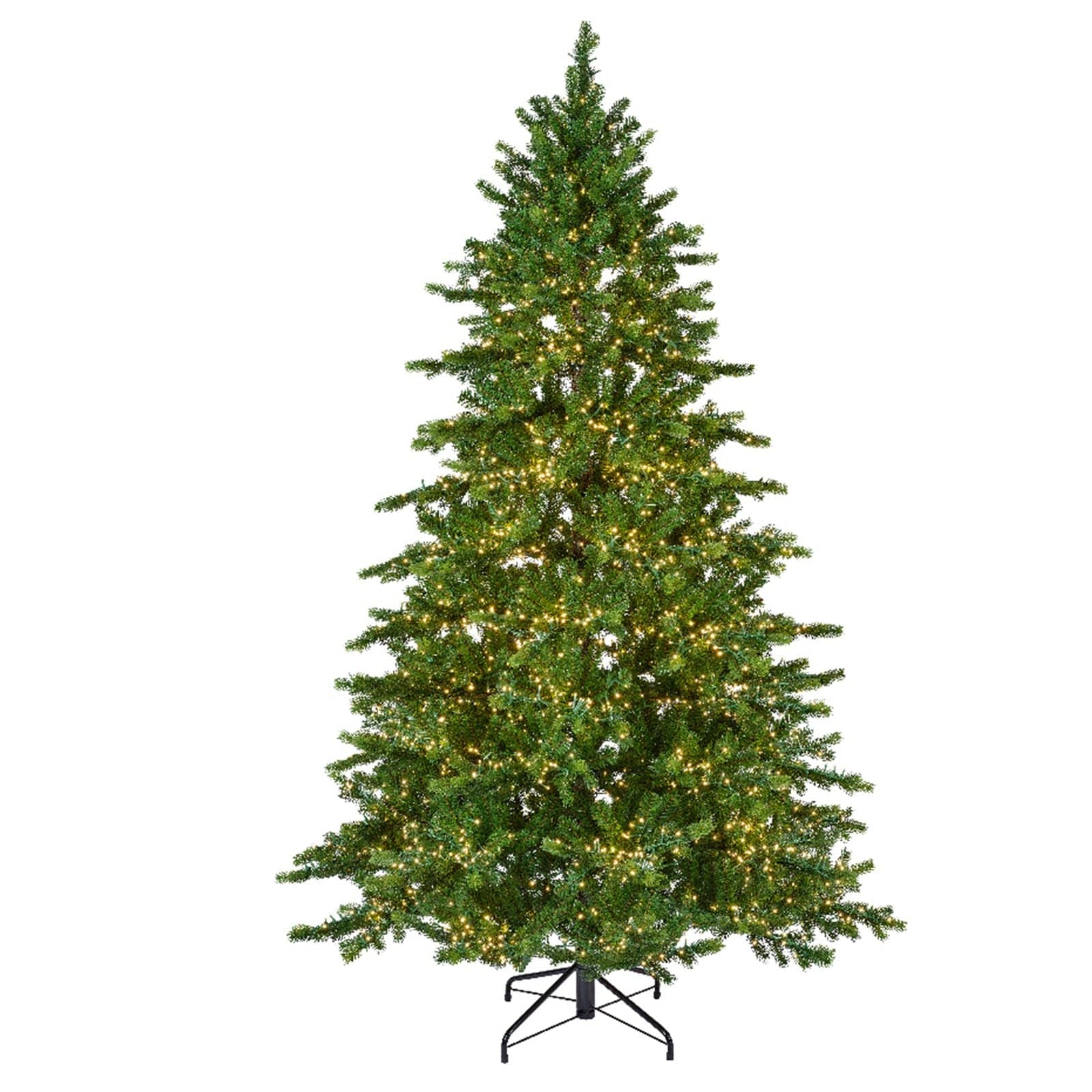 Albero di natale "Galloway" in PE Effetto Real Touch di Altissima qualità con LED - 6