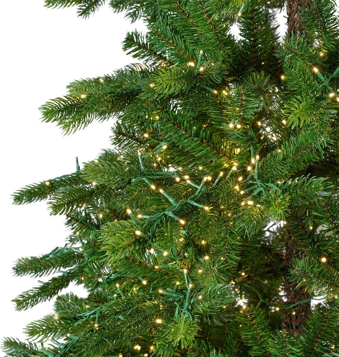 Albero di natale "Galloway" in PE Effetto Real Touch di Altissima qualità con LED - 5