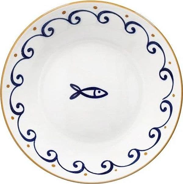 Servizio piatti 18 pezzi Sardinia Porcellana Blu - 5