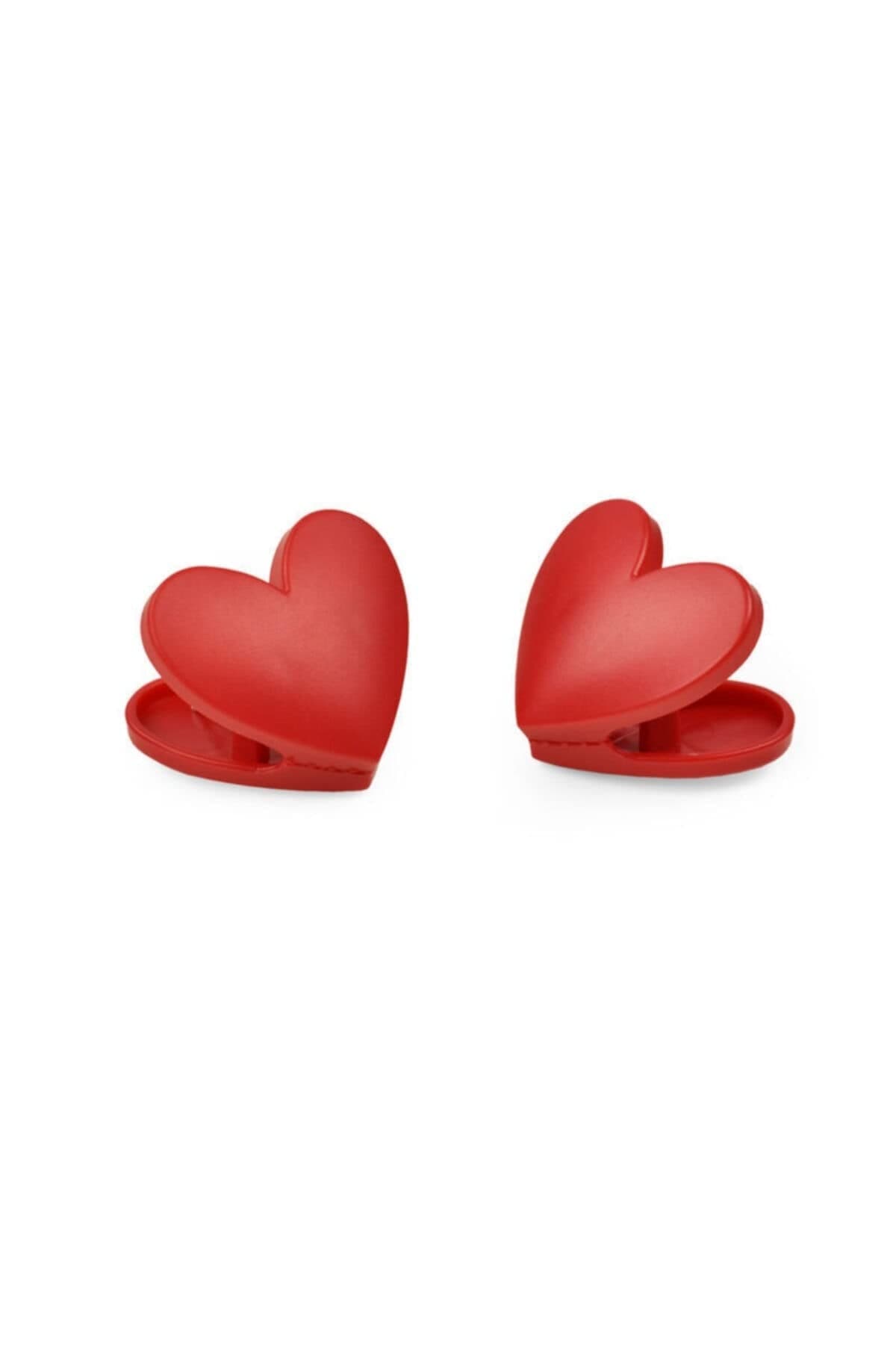 Legami - Set di 6 Clip Chiudi Pacco, per Chiudere le Confezioni, 4,5x4 cm, Tema Heart - 2