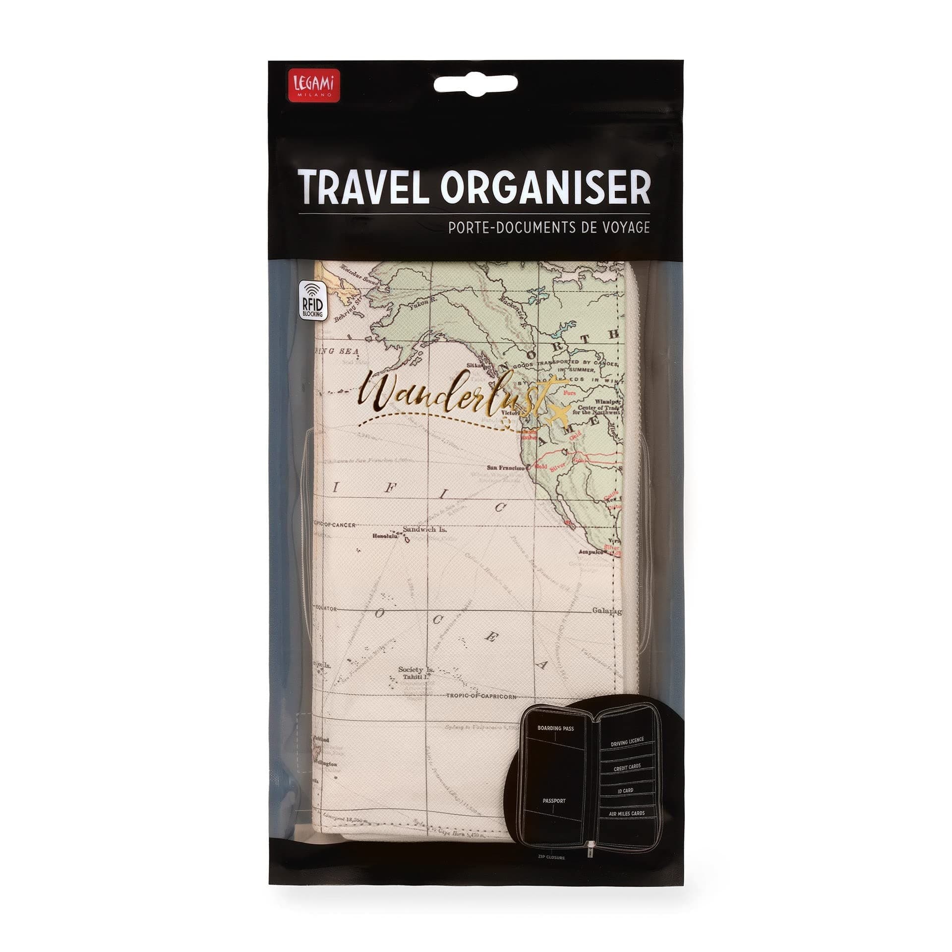 Legami - Portadocumenti da Viaggio Travel - Travel Organizer - 3