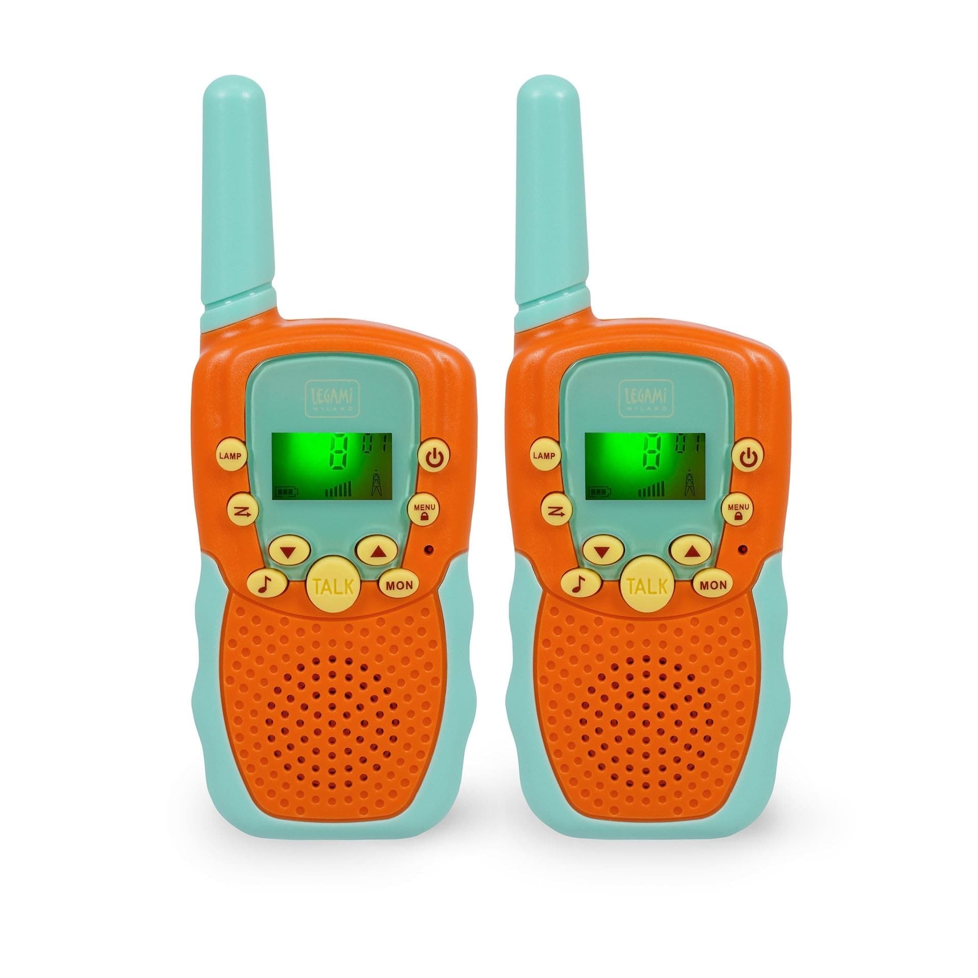 Legami - Set di 2 Walkie Talkie, Ricetrasmittenti con 8 Canali - 4